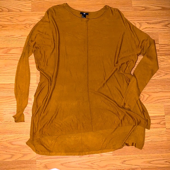 Mustard H&M long sleeve top - Picture 1 of 3